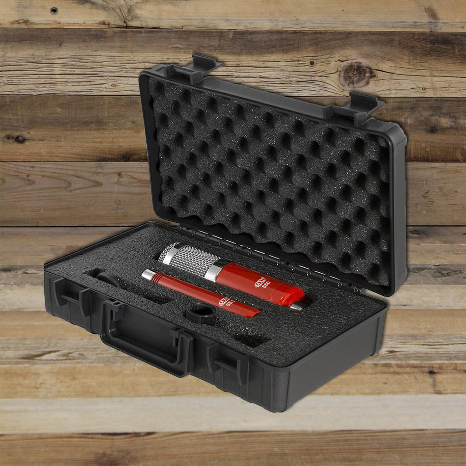 Open Box MXL 550/551R Dual Condenser Microphone Recording Kit