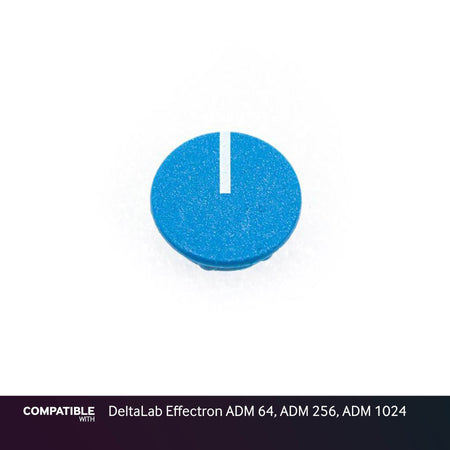 Blue Knob Cap with Line for DeltaLab Effectron ADM 64, ADM 256, ADM 1024