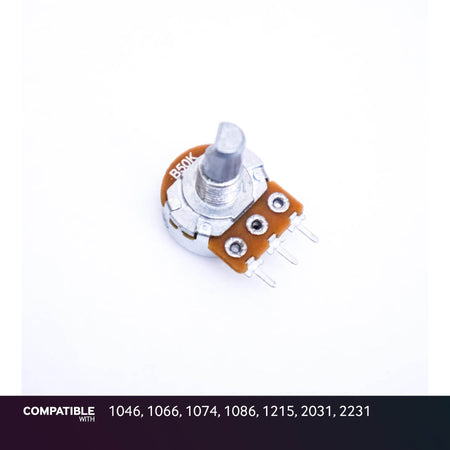 DBX 50K D-Shaft Potentiometer for 1046, 1066, 1074, 1086, 1215, 2031, 2231