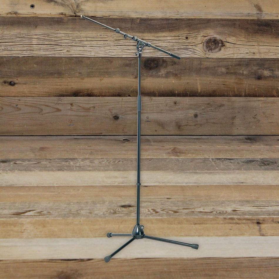 Open Box K&M 21090 Tripod Base Mic Stand with Boom Arm, Black