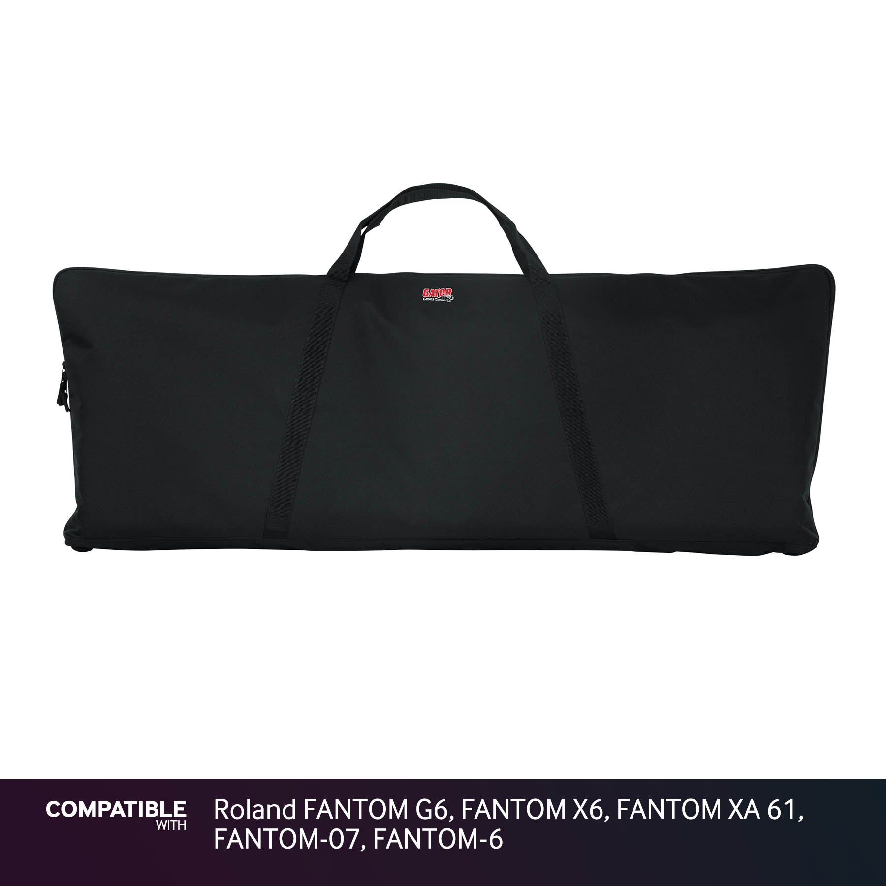 Gator Economy Keyboard Gig Bag for Roland FANTOM G6, FANTOM X6, FANTOM XA 61, FANTOM-07, FANTOM-6