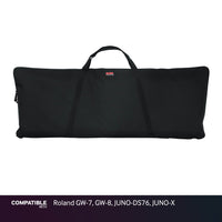Gator Economy Keyboard Gig Bag for Roland GW-7, GW-8, JUNO-DS76, JUNO-X