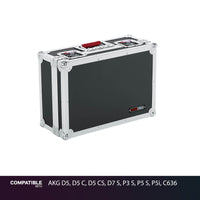 Gator 15 Microphones Road Case for AKG D5, D5 C, D5 CS, D7 S, P3 S, P5 S, P5i, C636