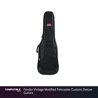 Gator Padded Gig Bag for Fender Vintage Modified Telecaster Custom, Deluxe Guitars