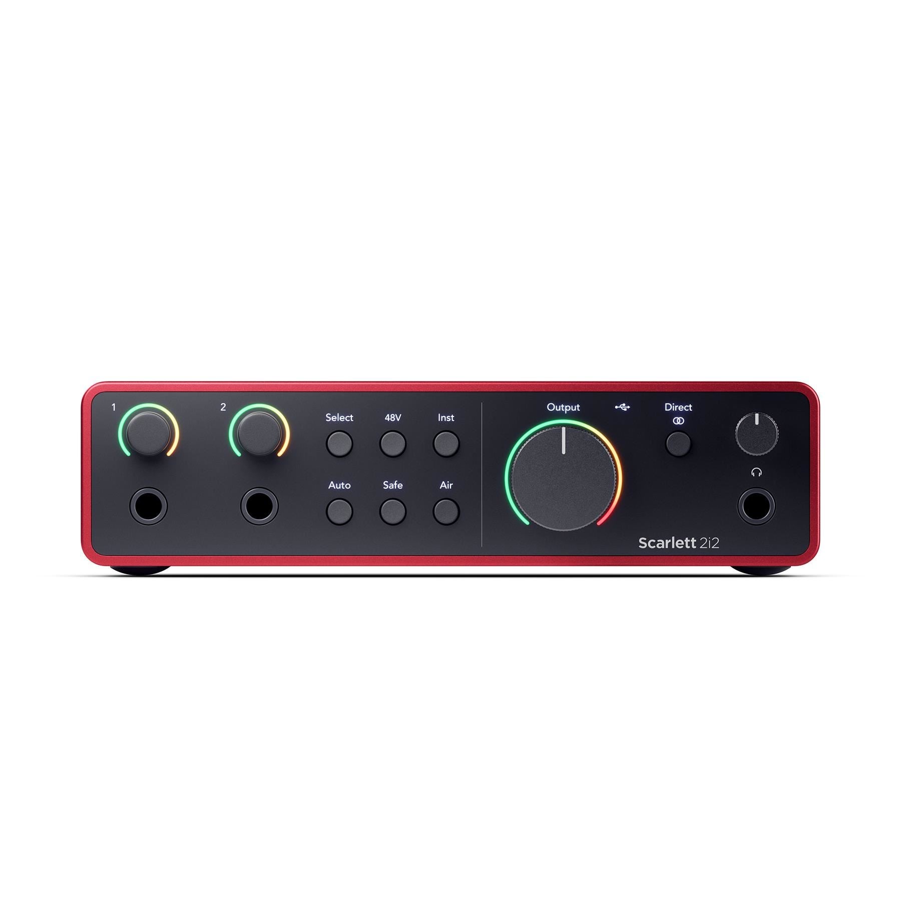 Focusrite Scarlett 2i2 (4th Gen) Audio Interface Bundle with