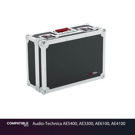 Gator 15 Microphones Road Case for Audio-Technica AE5400, AE3300, AE6100, AE4100