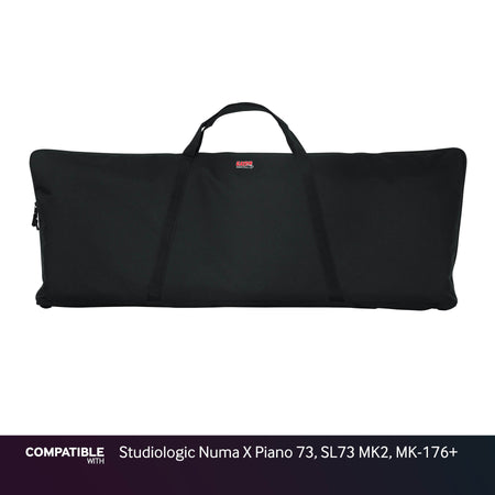 Gator Economy Keyboard Gig Bag for Studiologic Numa X Piano 73, SL73 MK2, MK-176+