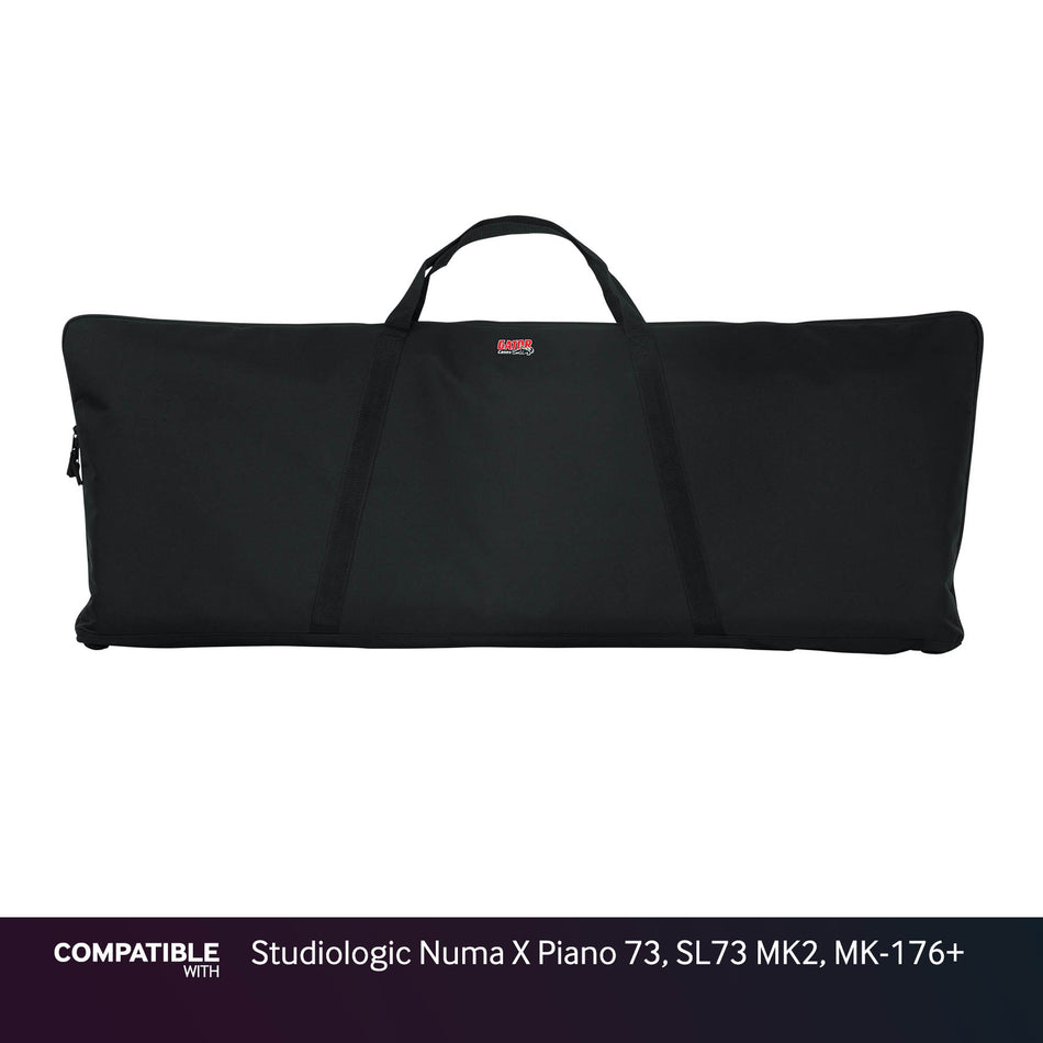 Gator Economy Keyboard Gig Bag for Studiologic Numa X Piano 73, SL73 MK2, MK-176+