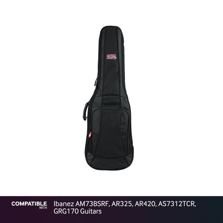 Gator Padded Gig Bag for Ibanez AM73BSRF, AR325, AR420, AS7312TCR, GRG170 Guitars