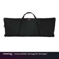 Gator Economy Keyboard Gig Bag for Yamaha MODX7, Montage M7, Montage7