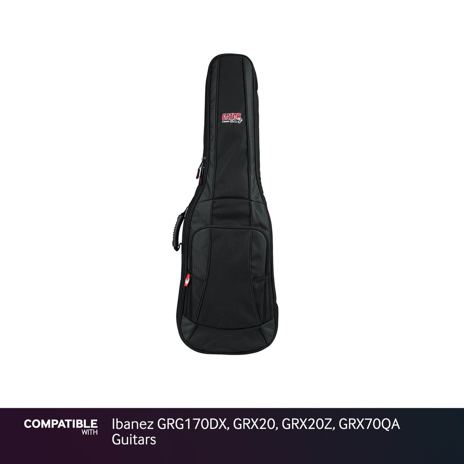 Gator Padded Gig Bag for Ibanez GRG170DX, GRX20, GRX20Z, GRX70QA Guitars