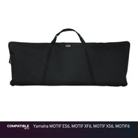 Gator Economy Keyboard Gig Bag for Yamaha MOTIF ES6, MOTIF XF6, MOTIF XS6, MOTIF6