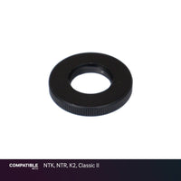 Rode Black Mounting Ring Nut for NTK, NTR, K2, Classic II