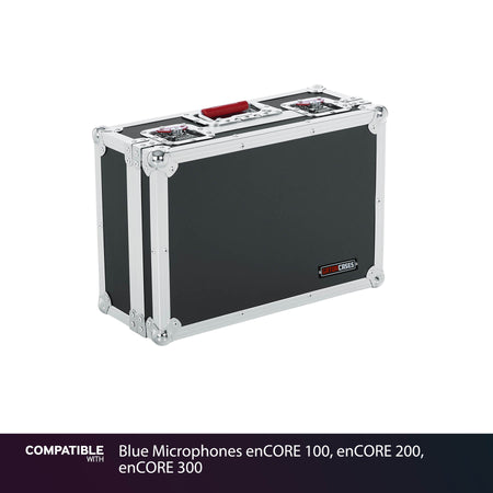 Gator 15 Microphones Road Case for Blue Microphones enCORE 100, enCORE 200, enCORE 300