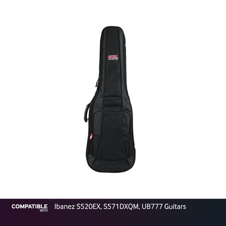 Gator Padded Gig Bag for Ibanez S520EX, S571DXQM, UB777 Guitars