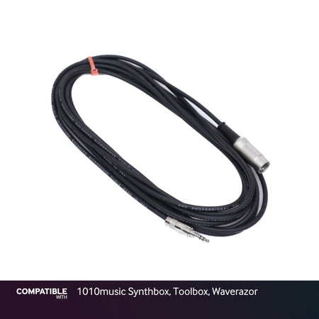 Rapco 1/8" TRS MIDI Type-B Cable for 1010music Synthbox, Toolbox, Waverazor