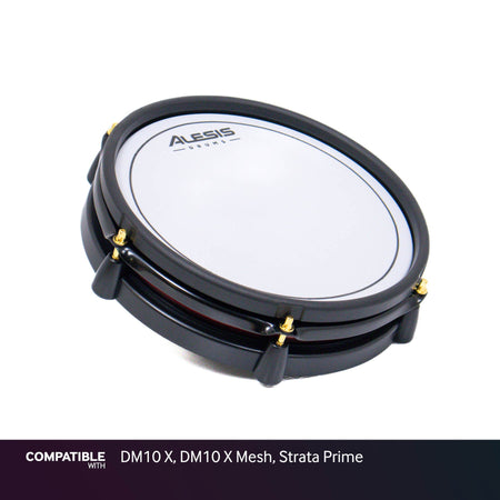 Alesis 10" Dual-Zone White/Red Mesh Drum Pad for DM10 X, DM10 X Mesh, Strata Prime