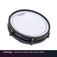Alesis 12" Dual-Zone White/Red Mesh Drum Pad for Crimson II, Crimson II SE, Crimson Mesh