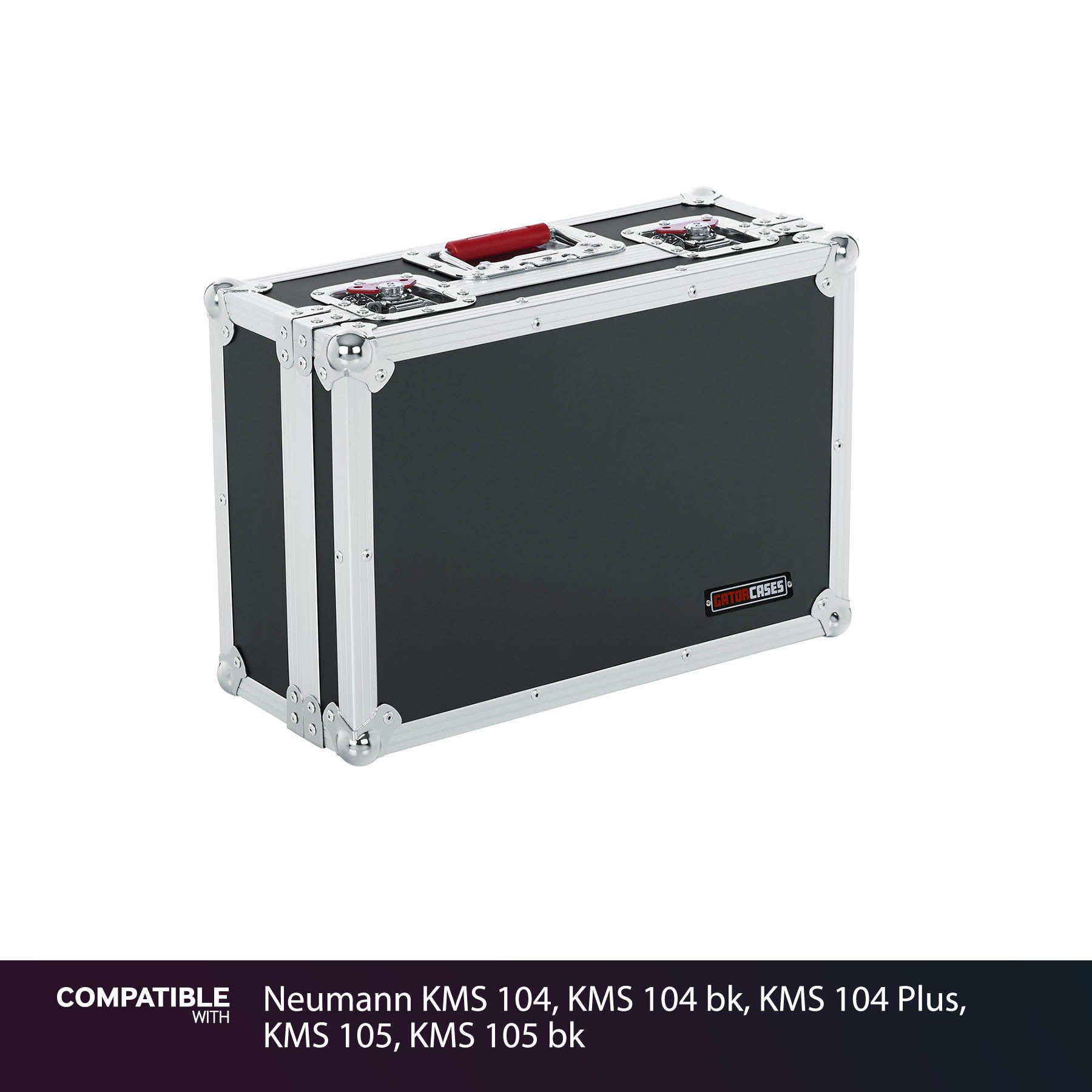 Gator 15 Microphones Road Case for Neumann KMS 104, KMS 104 bk, KMS 104 Plus, KMS 105, KMS 105 bk