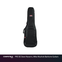 Gator Padded Gig Bag for PRS SE Dave Navarro, Mike Mushok Baritone Guitars