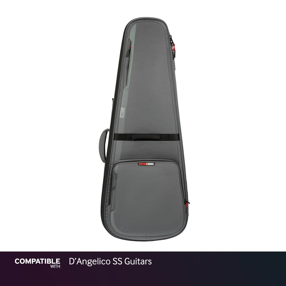 Gator Gray ICON Case for D'Angelico SS Guitars