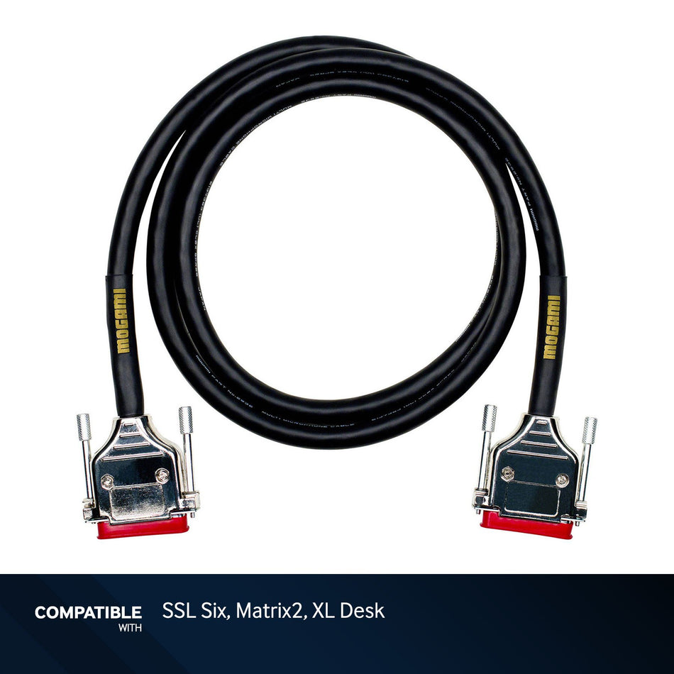 Mogami 5-foot DB-25 to DB-25 8-Channel Analog Snake for SSL Six, Matrix2, and XL Desk