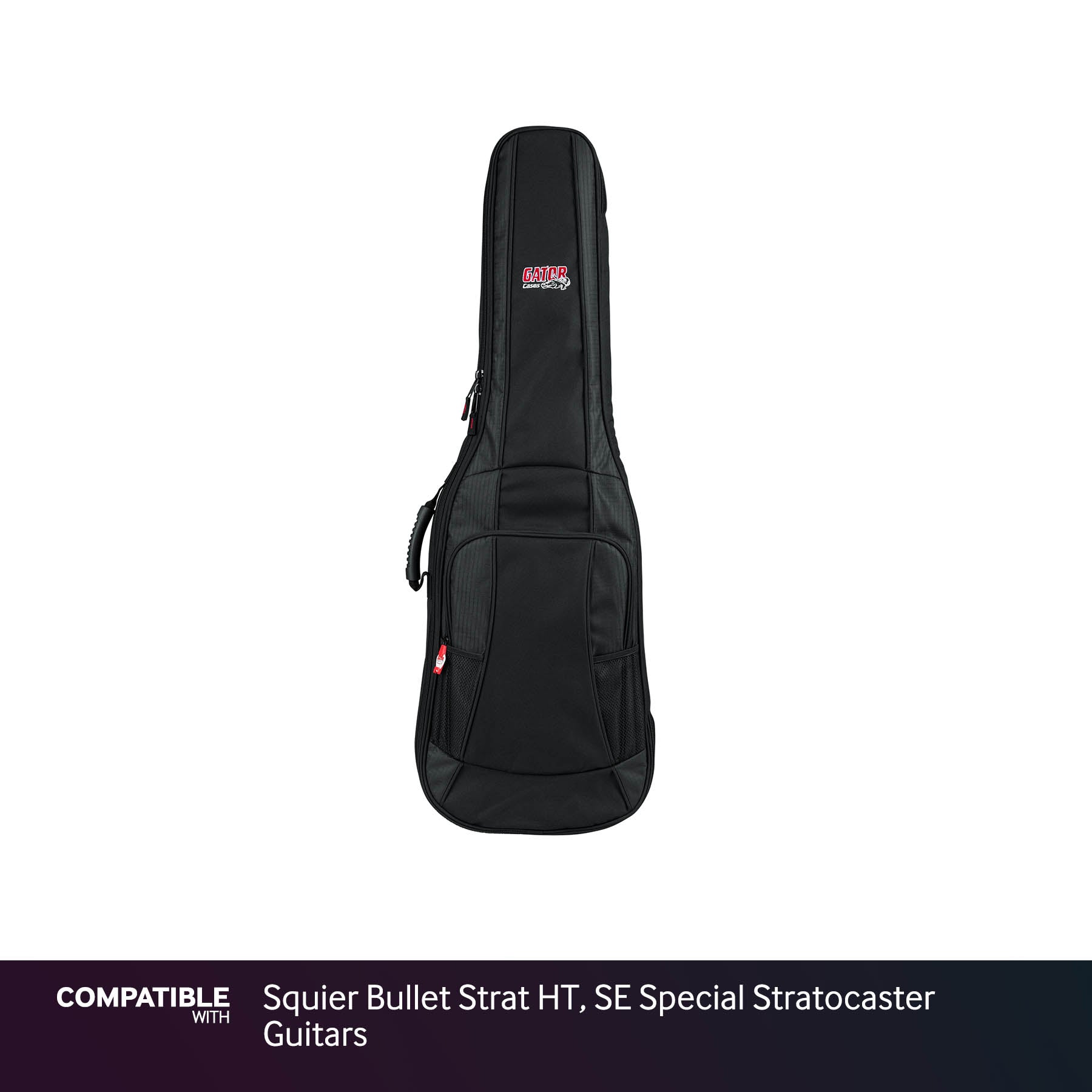 Gator Padded Gig Bag for Squier Bullet Strat HT, SE Special Stratocaster Guitars