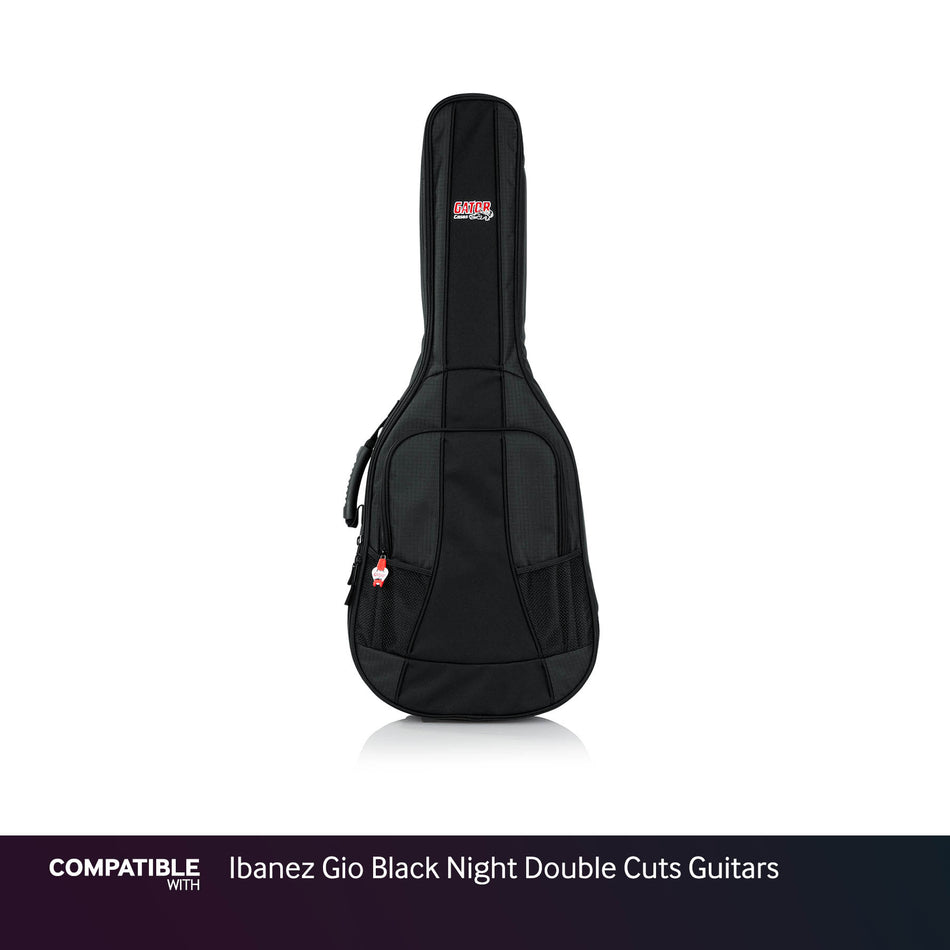 Gator Padded Gig Bag for Ibanez Gio Black Night Double Cuts Guitars