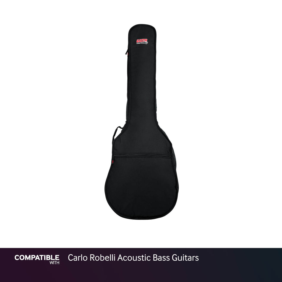 Gator Padded Gig Bag for Carlo Robelli Acoustic Bass Guitars