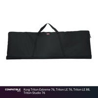 Gator Economy Keyboard Gig Bag for Korg Triton Extreme 76, Triton LE 76, Triton LE 88, Triton Studio 76
