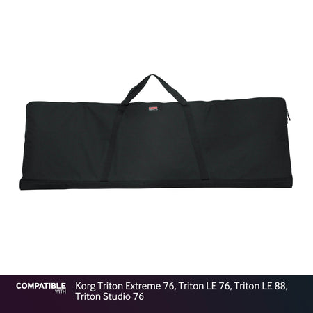 Gator Economy Keyboard Gig Bag for Korg Triton Extreme 76, Triton LE 76, Triton LE 88, Triton Studio 76