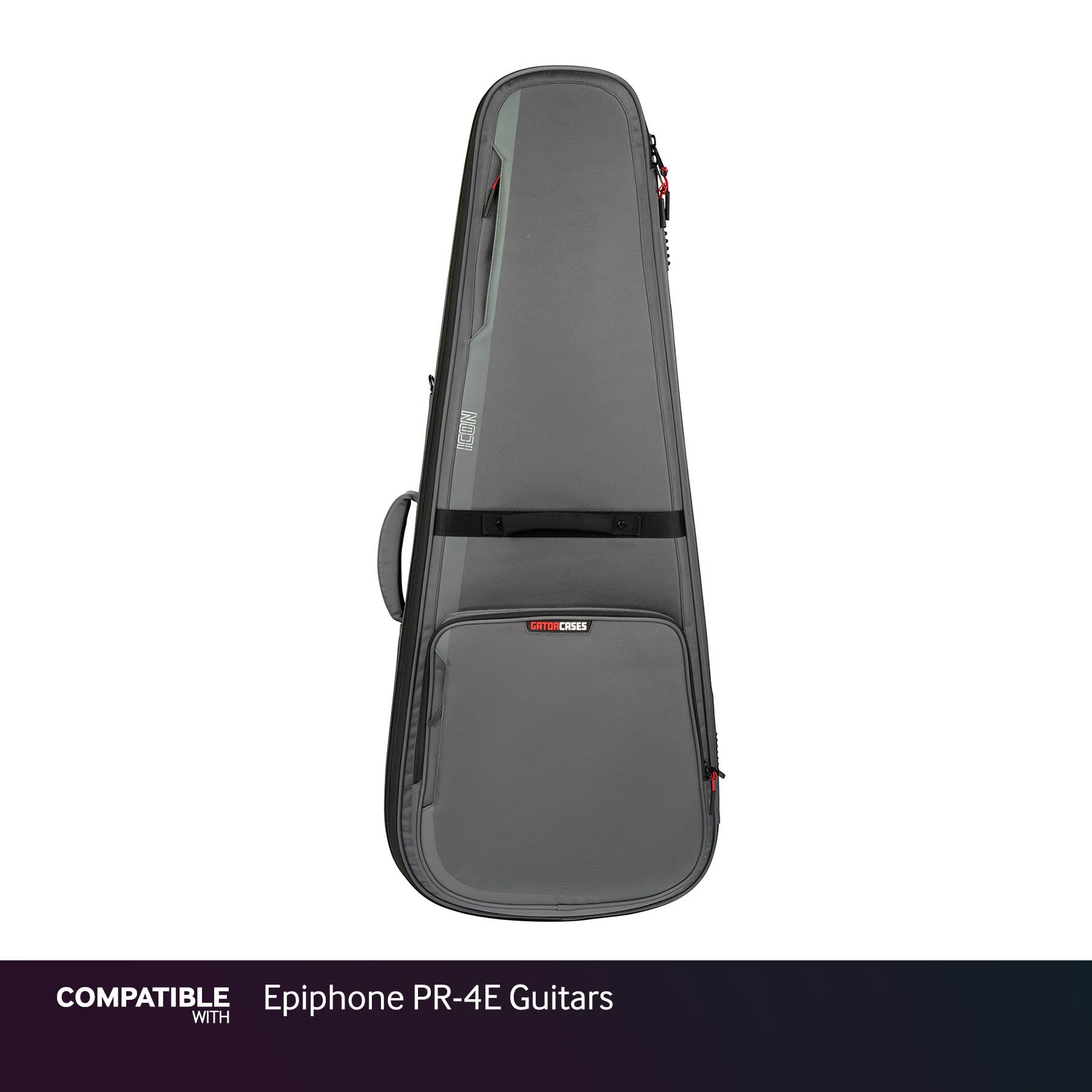 Gator Gray ICON Case for Epiphone PR-4E Guitars