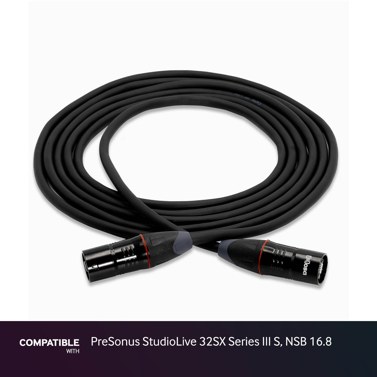 Hosa 25-foot EtherCON Cable for PreSonus StudioLive 32SX Series III S, NSB 16.8