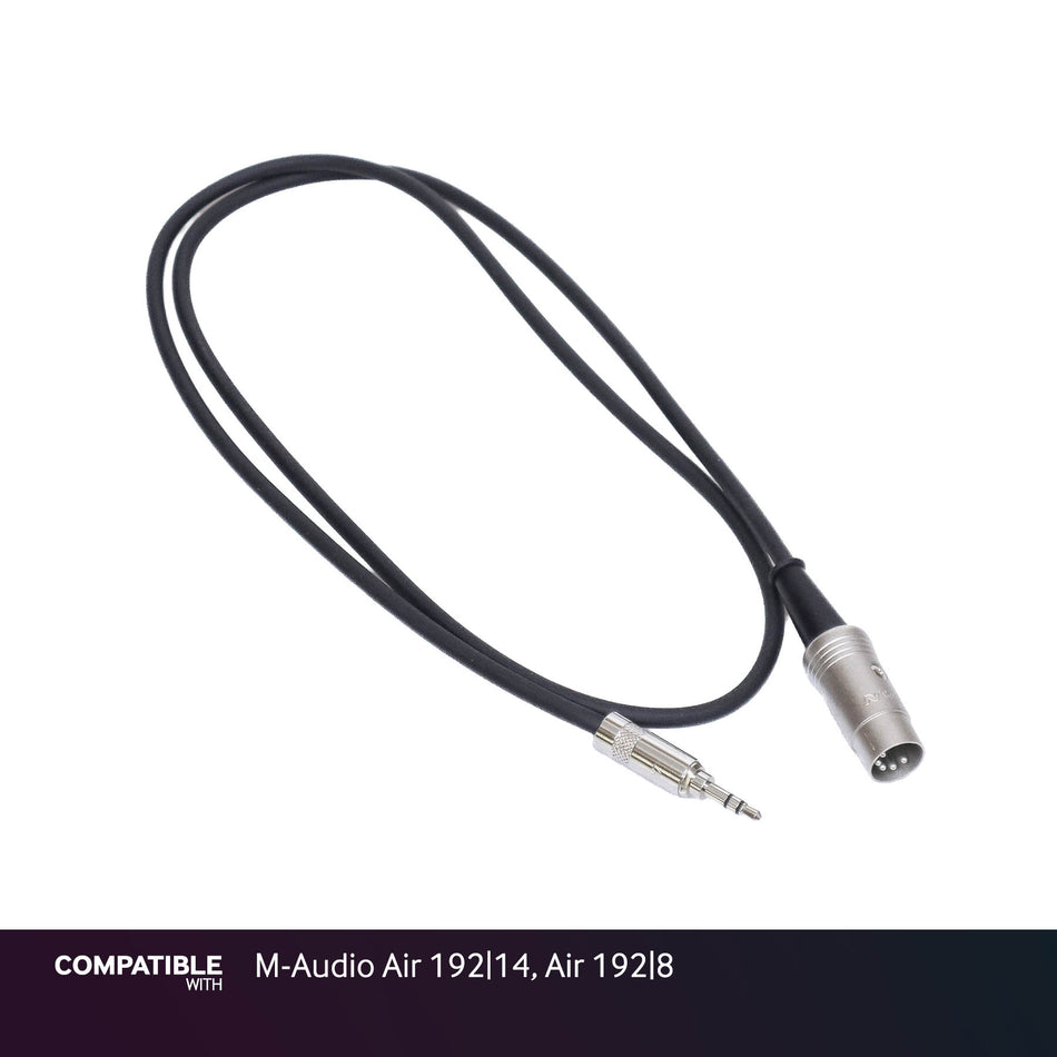 Rapco 1/8" TRS MIDI Type-A Cable for M-Audio Air 192|14, Air 192|8