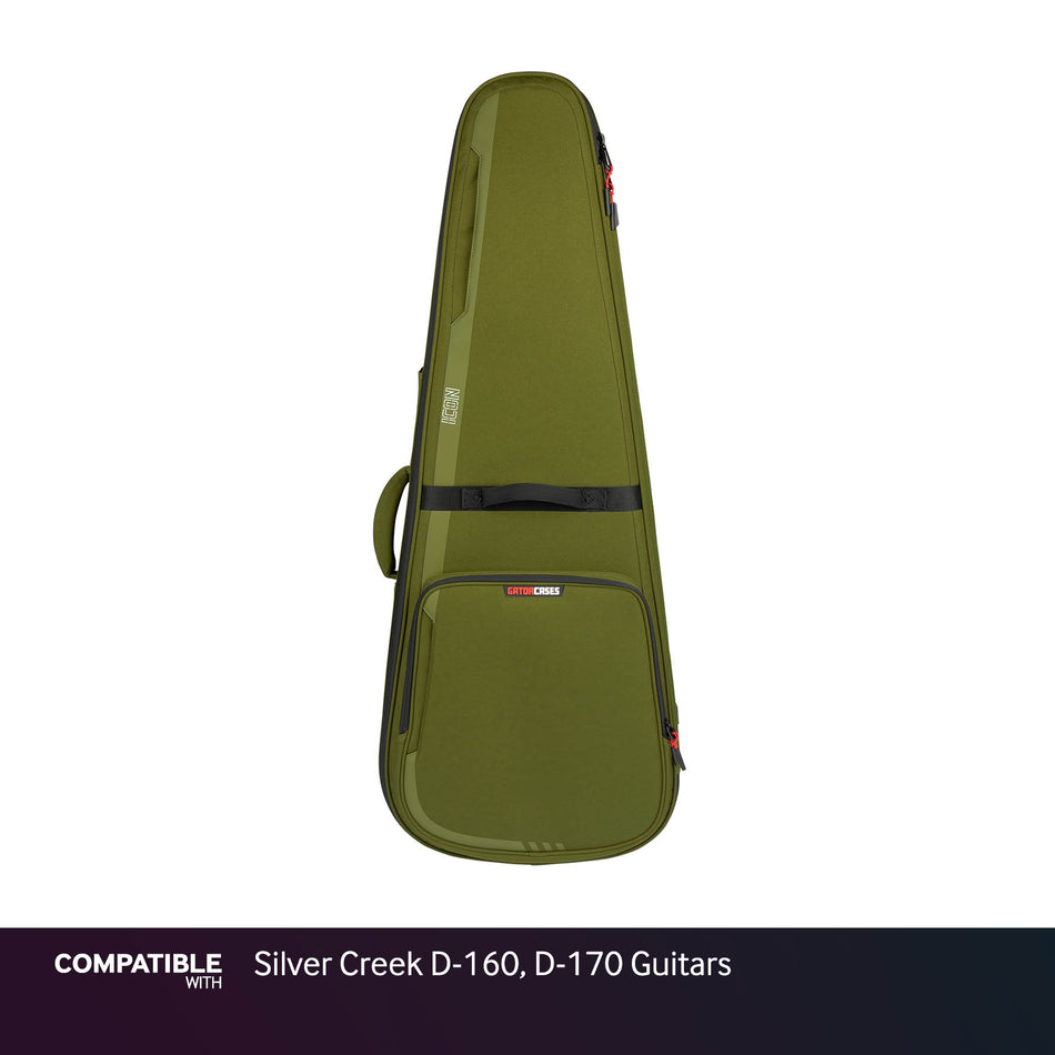 Gator Green ICON Case for Silver Creek D-160, D-170 Guitars