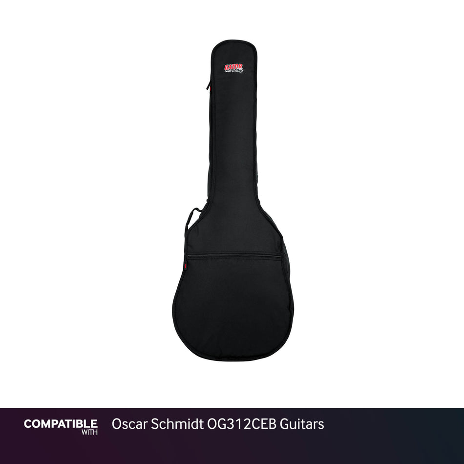 Gator Padded Gig Bag for Oscar Schmidt OG312CEB Guitars