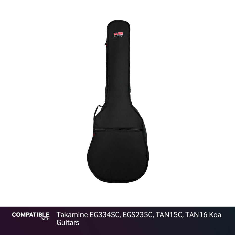 Gator Padded Gig Bag for Takamine EG334SC, EGS235C, TAN15C, TAN16 Koa Guitars