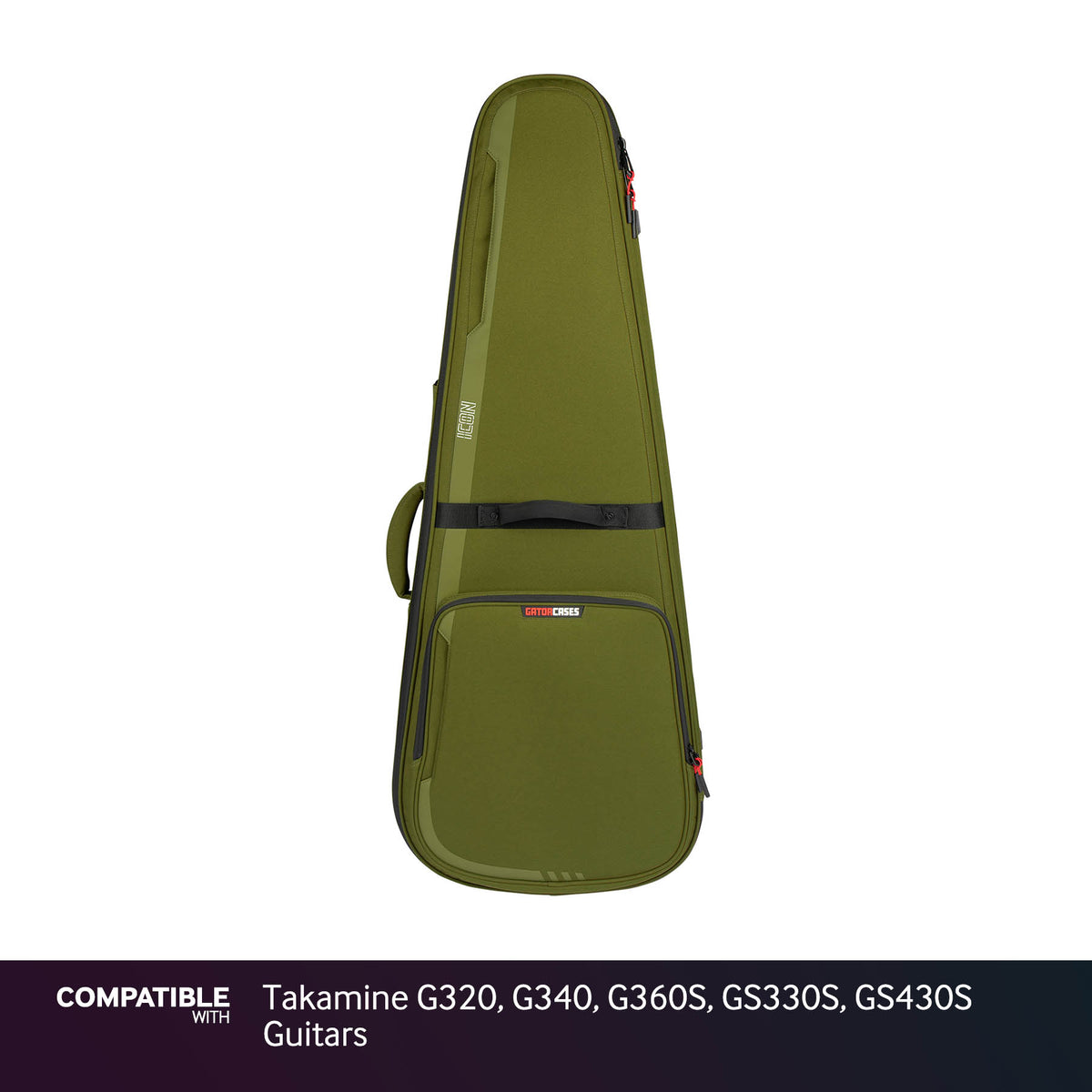 Gator Green ICON Case for Takamine G320, G340, G360S, GS330S, GS430S Guitars