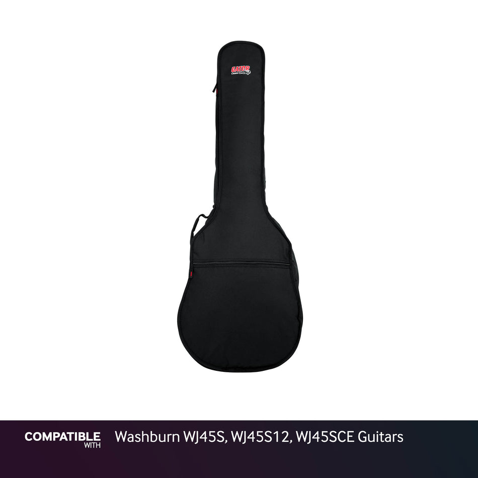 Gator Padded Gig Bag for Washburn WJ45S, WJ45S12, WJ45SCE Guitars