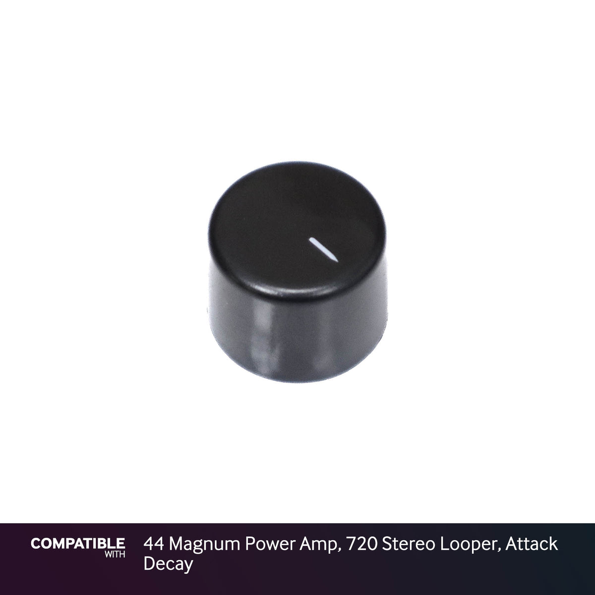 Electro-Harmonix Black Knob for 44 Magnum Power Amp, 720 Stereo Looper, Attack Decay