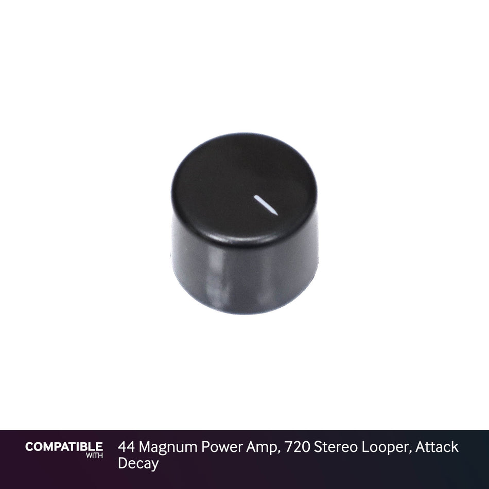 Electro-Harmonix Black Knob for 44 Magnum Power Amp, 720 Stereo Looper, Attack Decay