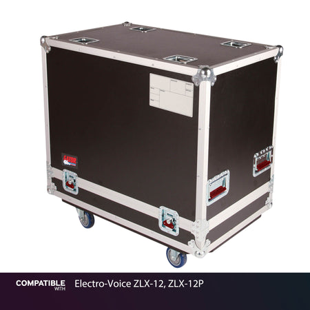 Gator 2-Speaker Tour Case for Electro-Voice ZLX-12, ZLX-12P