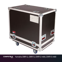 Gator 2-Speaker Tour Case for Yamaha DBR12, DBR15, DXR12 mkII, DXR15 mkII