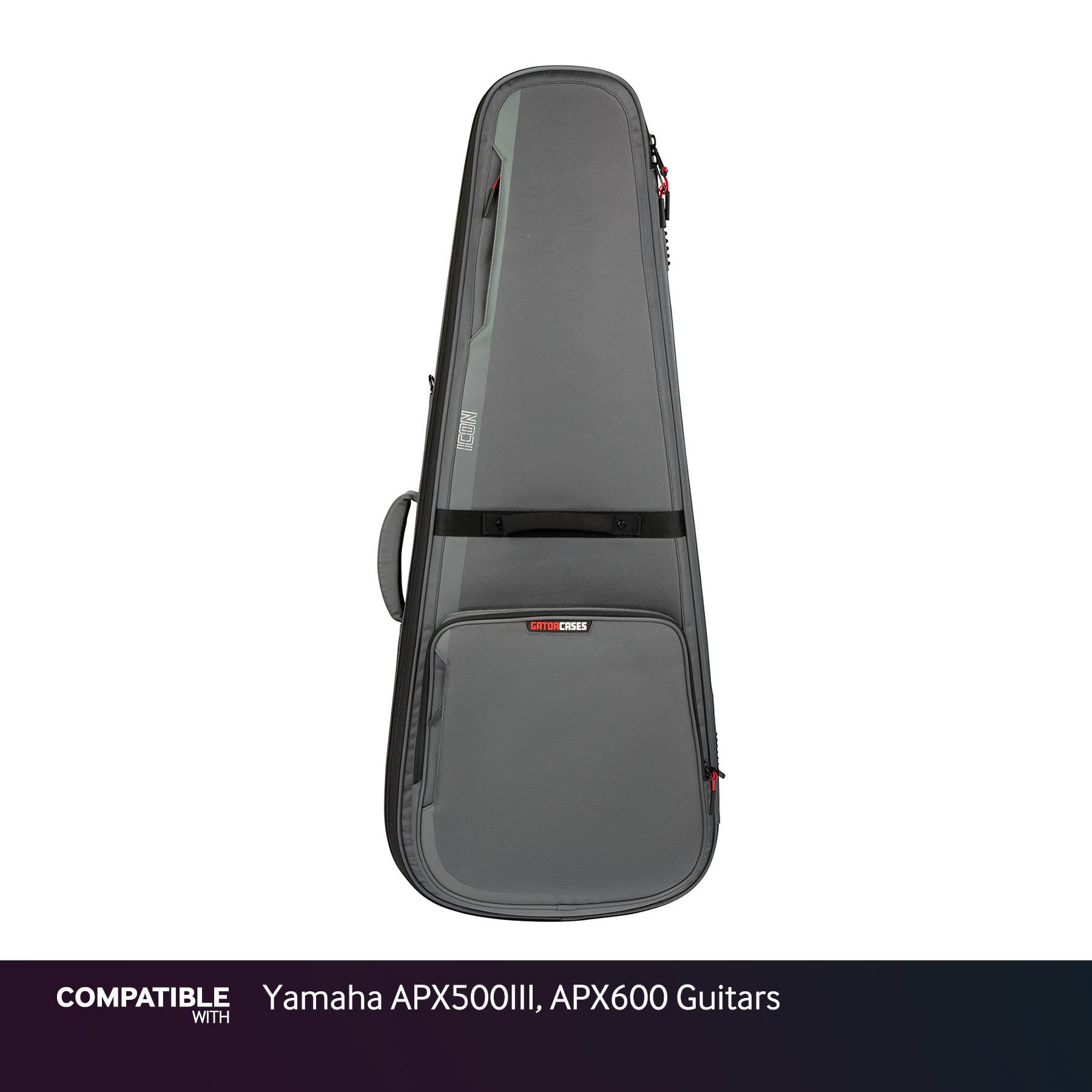 Gator Gray ICON Case for Yamaha APX500III, APX600 Guitars