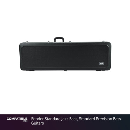 Gator Bass Case with LED for Fender Standard Jazz Bass, Standard Precision Bass Guitars