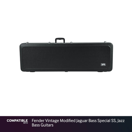 Gator Bass Case with LED for Fender Vintage Modified Jaguar Bass Special SS, Jazz Bass Guitars
