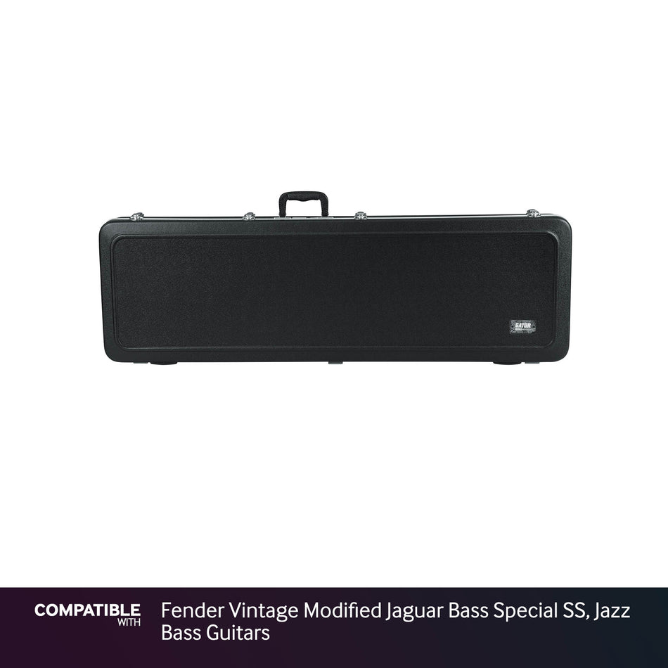 Gator Bass Case with LED for Fender Vintage Modified Jaguar Bass Special SS, Jazz Bass Guitars