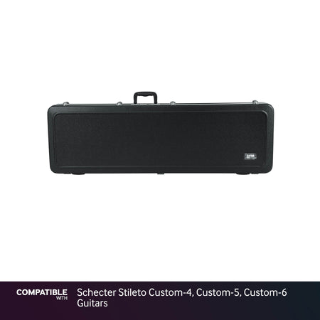 Gator Bass Case with LED for Schecter Stileto Custom-4, Custom-5, Custom-6 Guitars