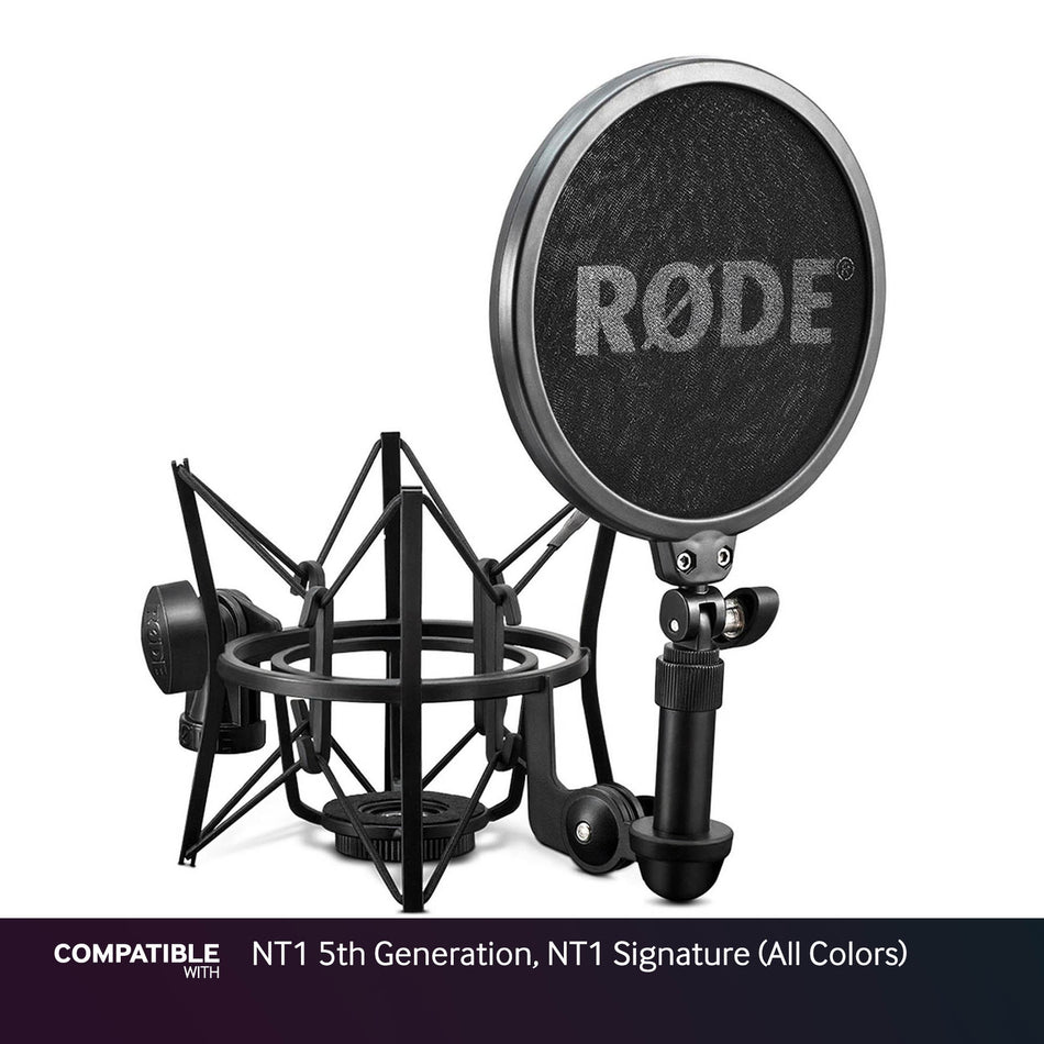Rode Shock Mount with Pop Filter for NT1 5th Generation, NT1 Signature (All Colors)