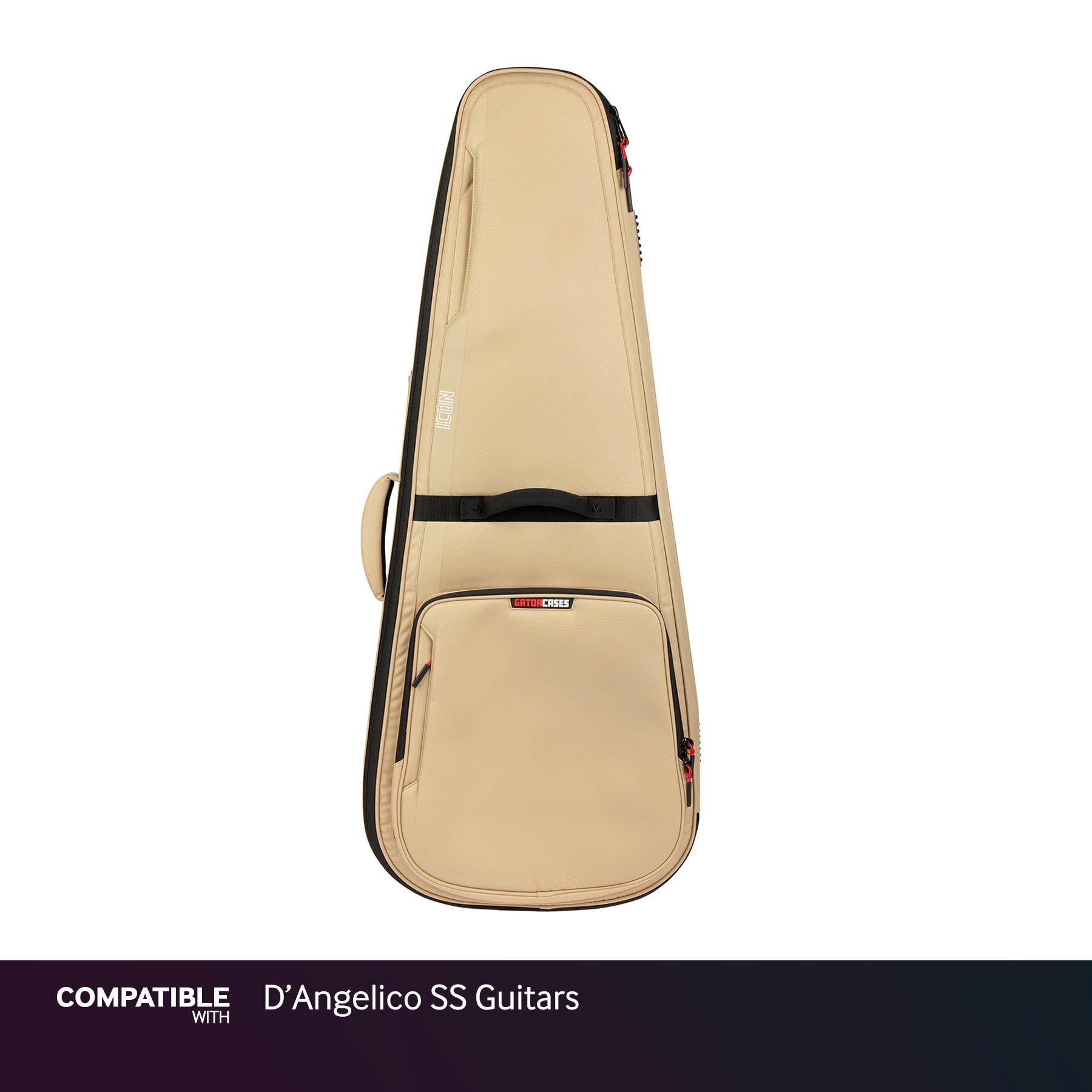Gator Khaki ICON Case for D'Angelico SS Guitars